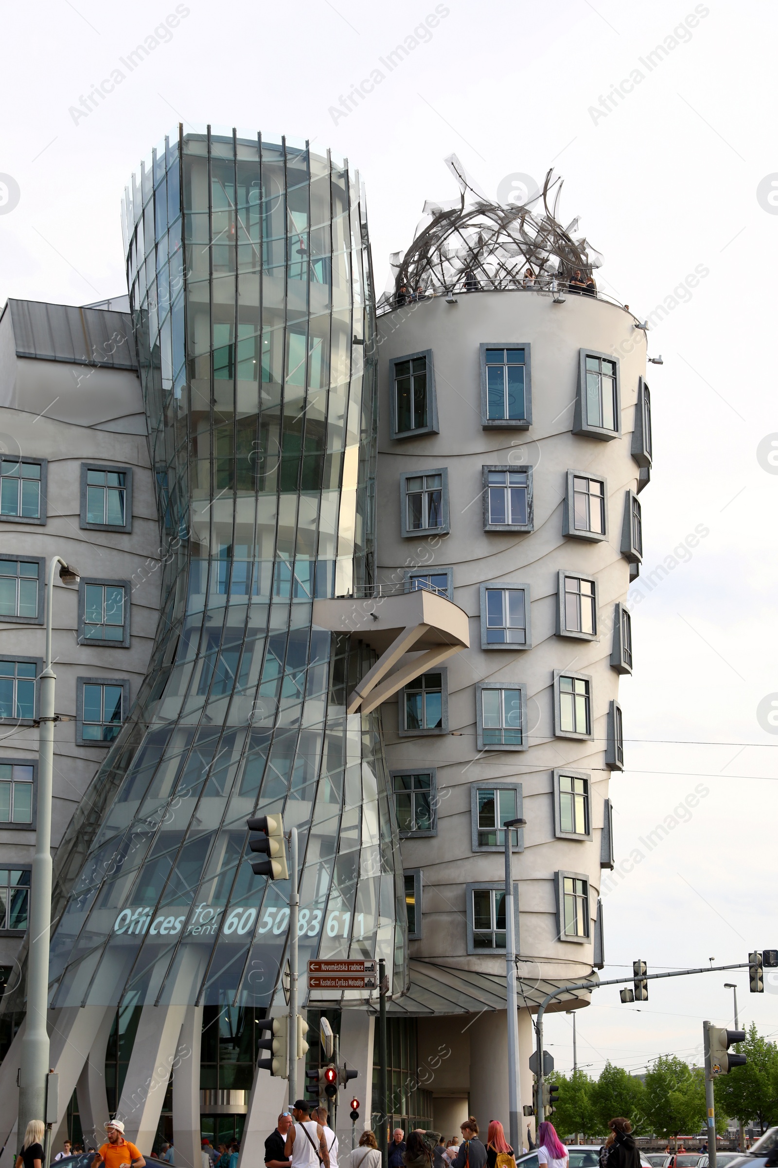 Photo of PRAGUE, CZECH REPUBLIC - APRIL 25, 2019: Beautiful view of Dancing House