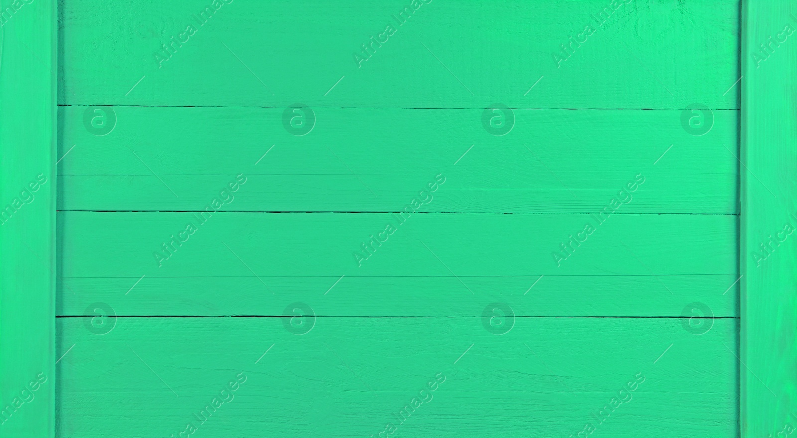 Image of Texture of aquamarine wooden surface as background, banner design