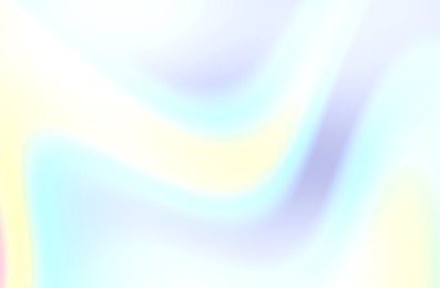 Illustration of Rainbow pastel colors on white background. Light refraction effect