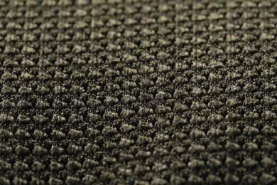 Texture of dark fabric as background, closeup