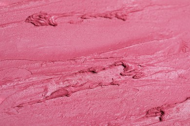 Texture of beautiful lipstick as background, closeup