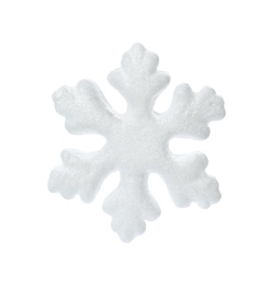 Beautiful snowflake isolated on white. Christmas decoration