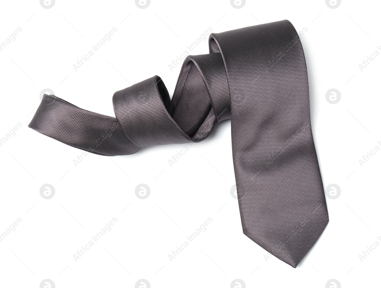 Photo of Stylish color male necktie isolated on white