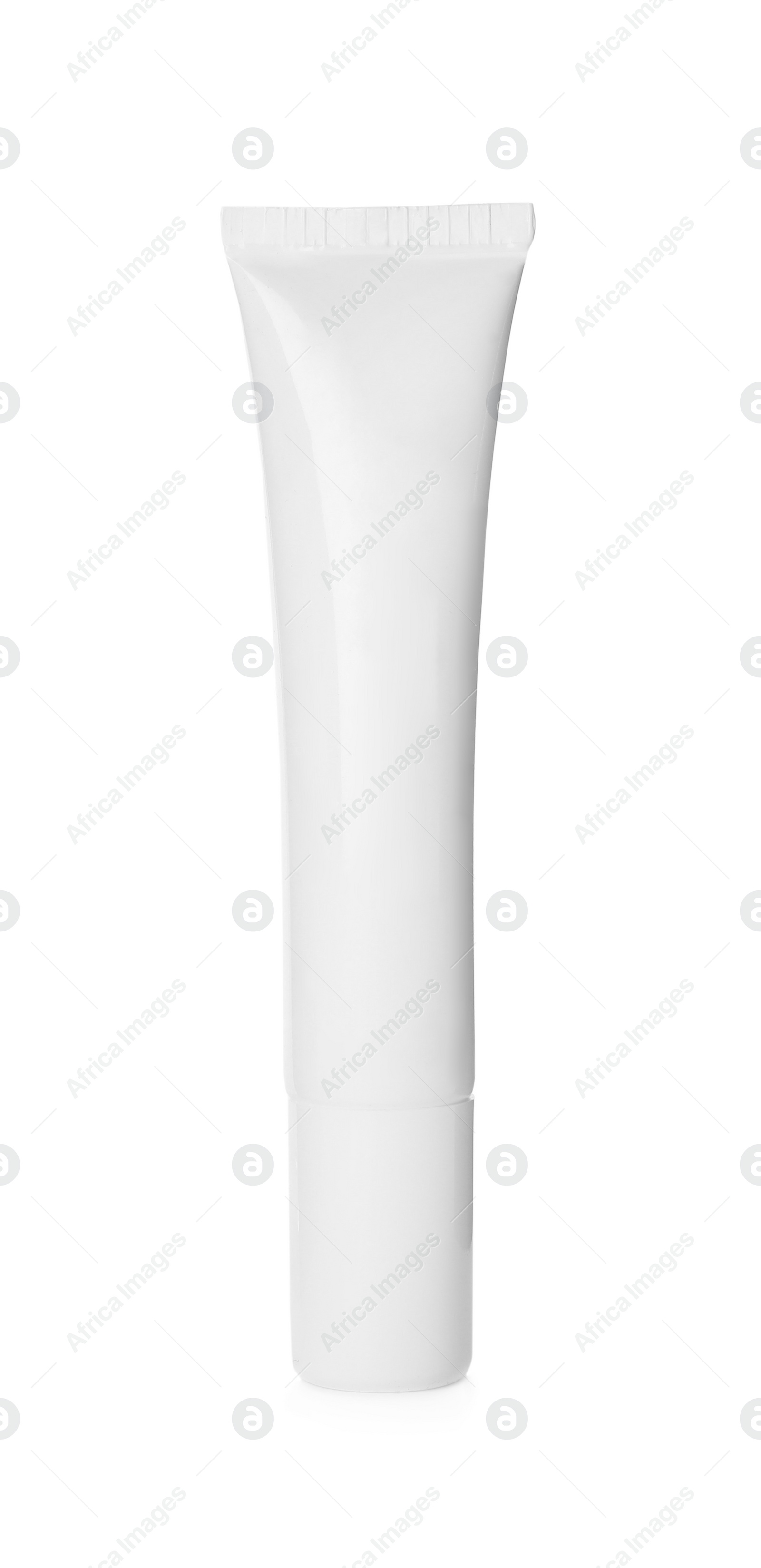 Photo of Blank tube of cosmetic product isolated on white