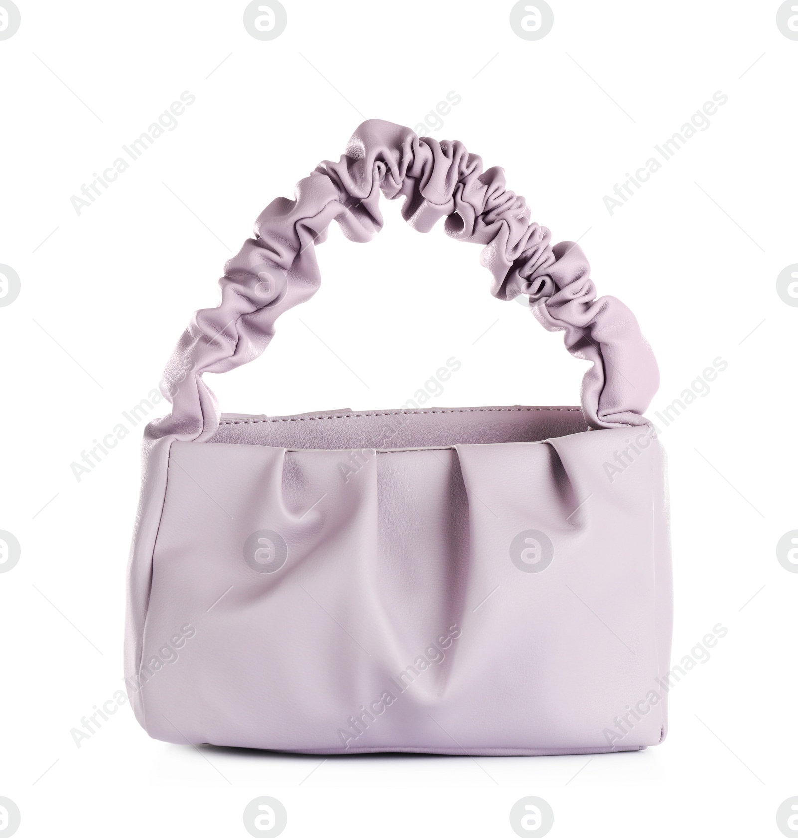 Photo of Purple women's mini bag isolated on white