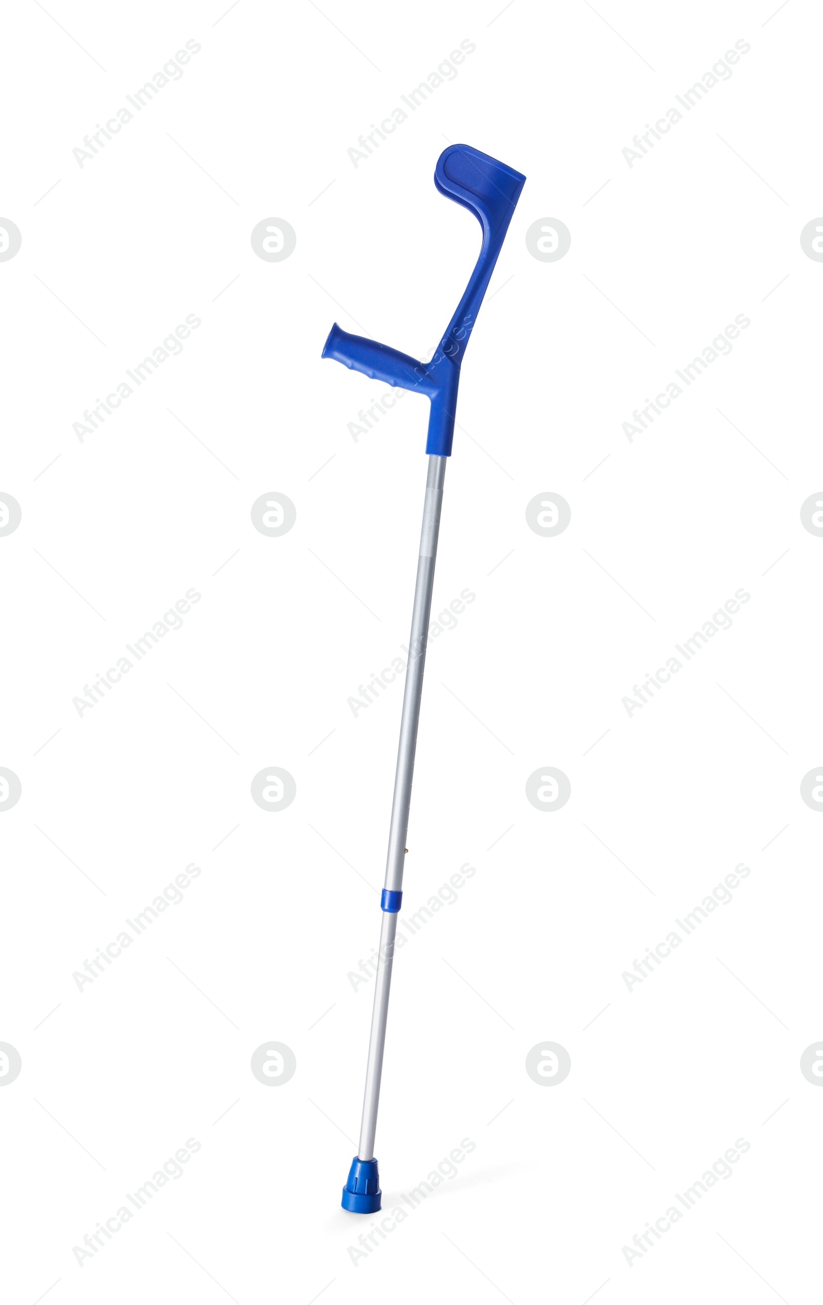 Photo of New adjustable elbow crutch isolated on white