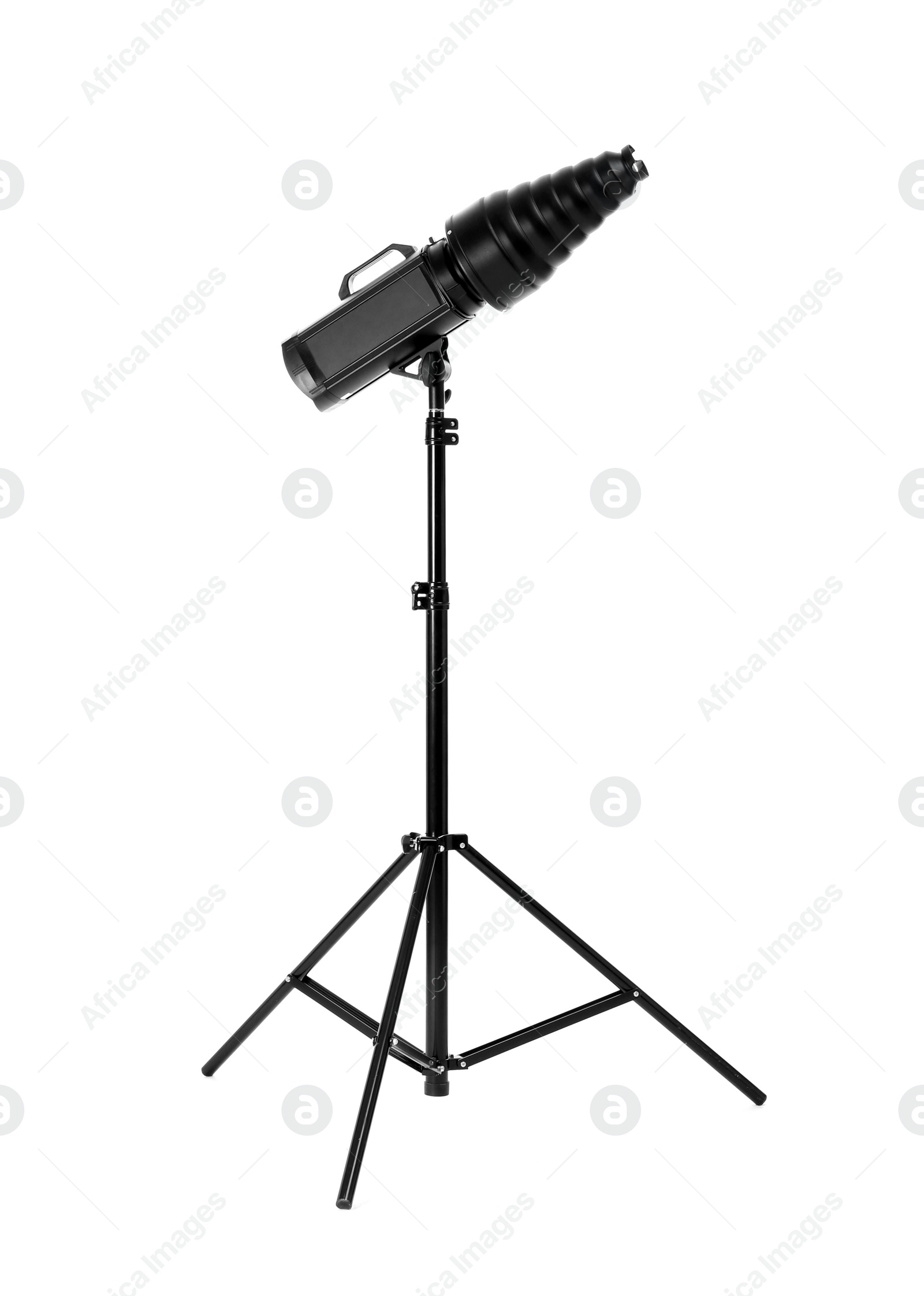 Photo of Studio lighting on white background. Food photography