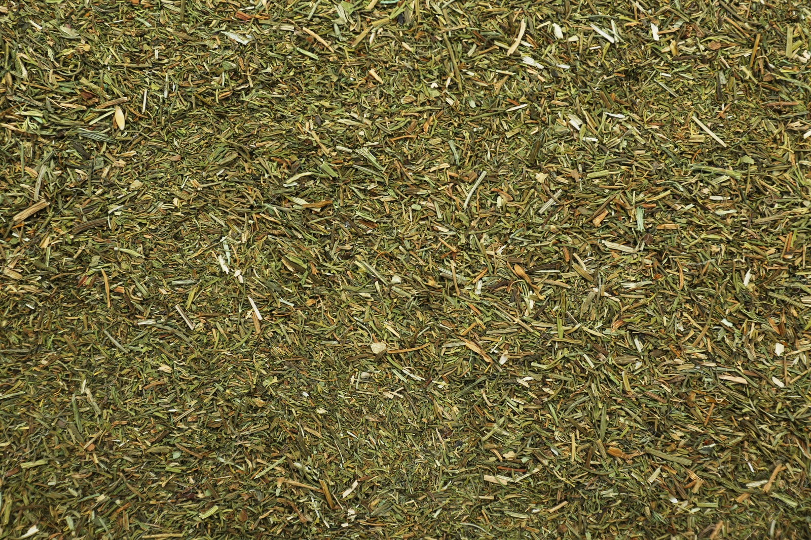 Photo of Heap of dried dill as background, top view