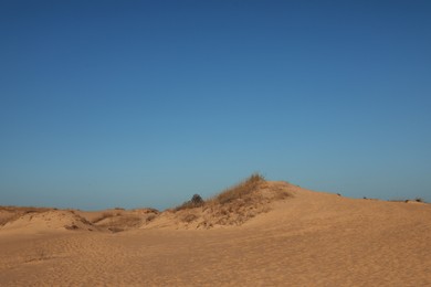 Photo of Picturesque view of desert on sunny day