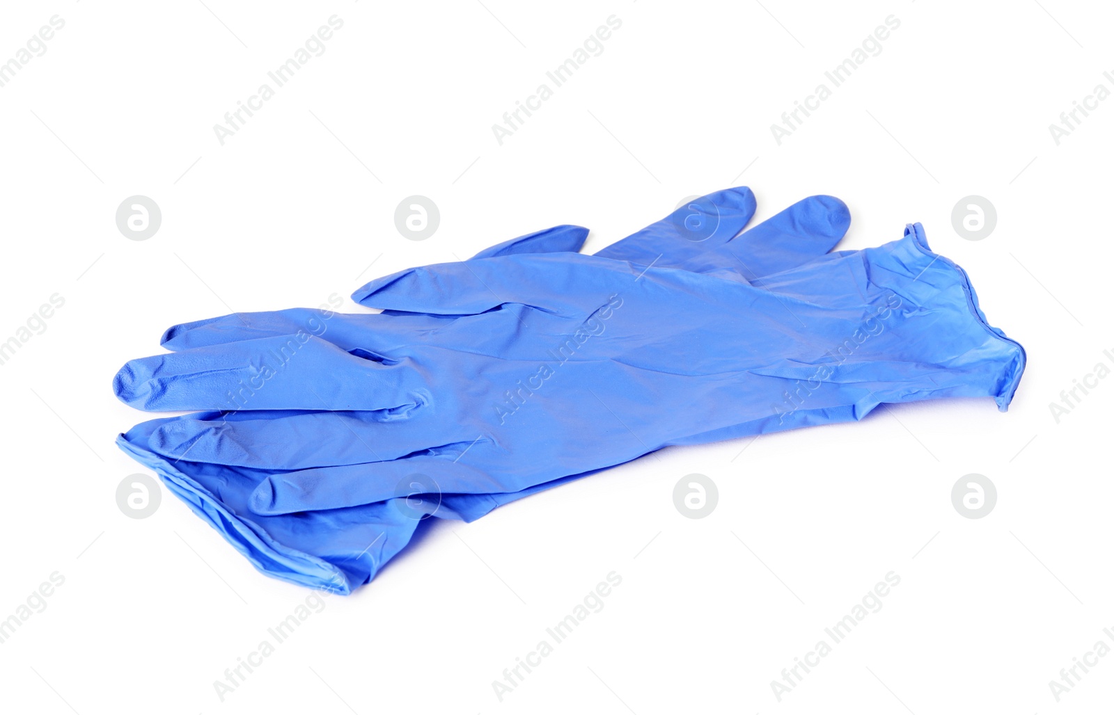 Photo of Pair of medical gloves isolated on white