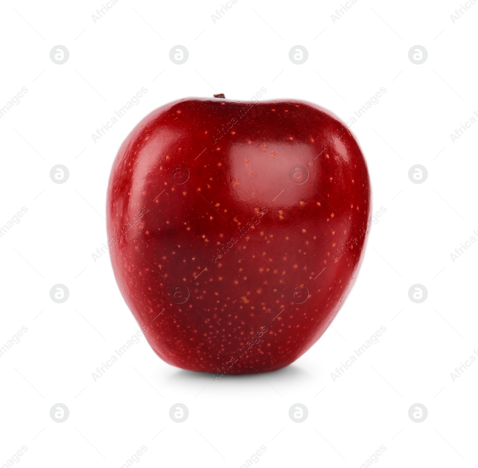 Photo of Fresh juicy red apple isolated on white