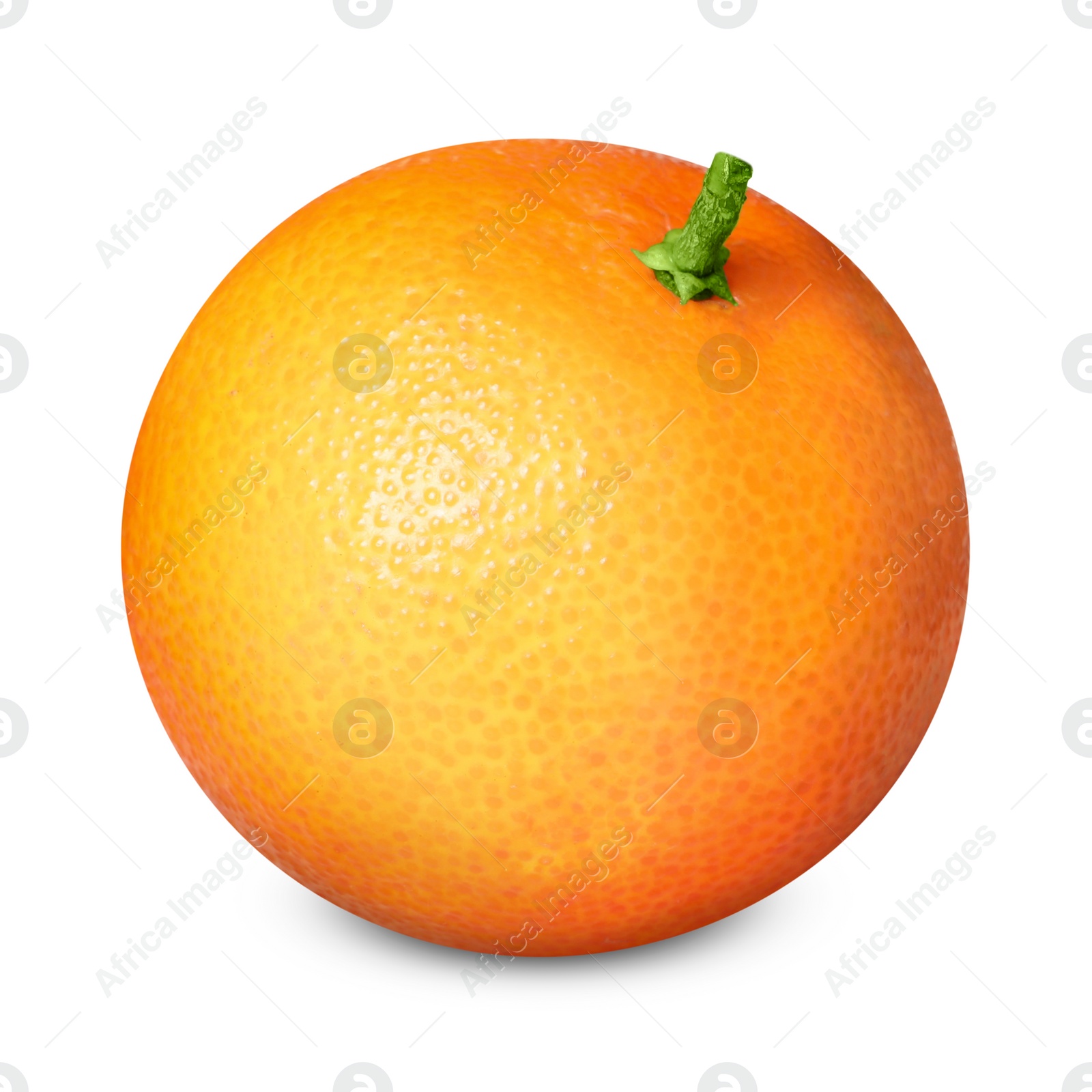 Image of Fresh ripe orange tangerine isolated on white