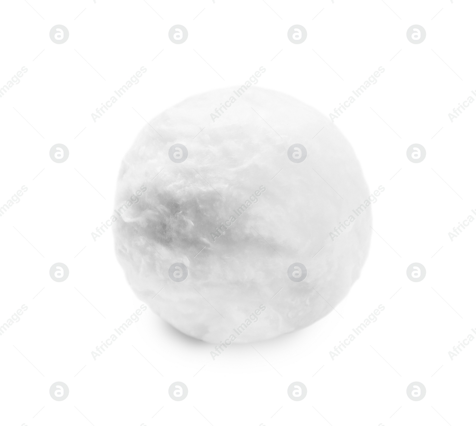 Photo of Ball of clean cotton wool isolated on white