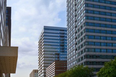 Photo of Beautiful view of modern buildings outdoors on sunny day