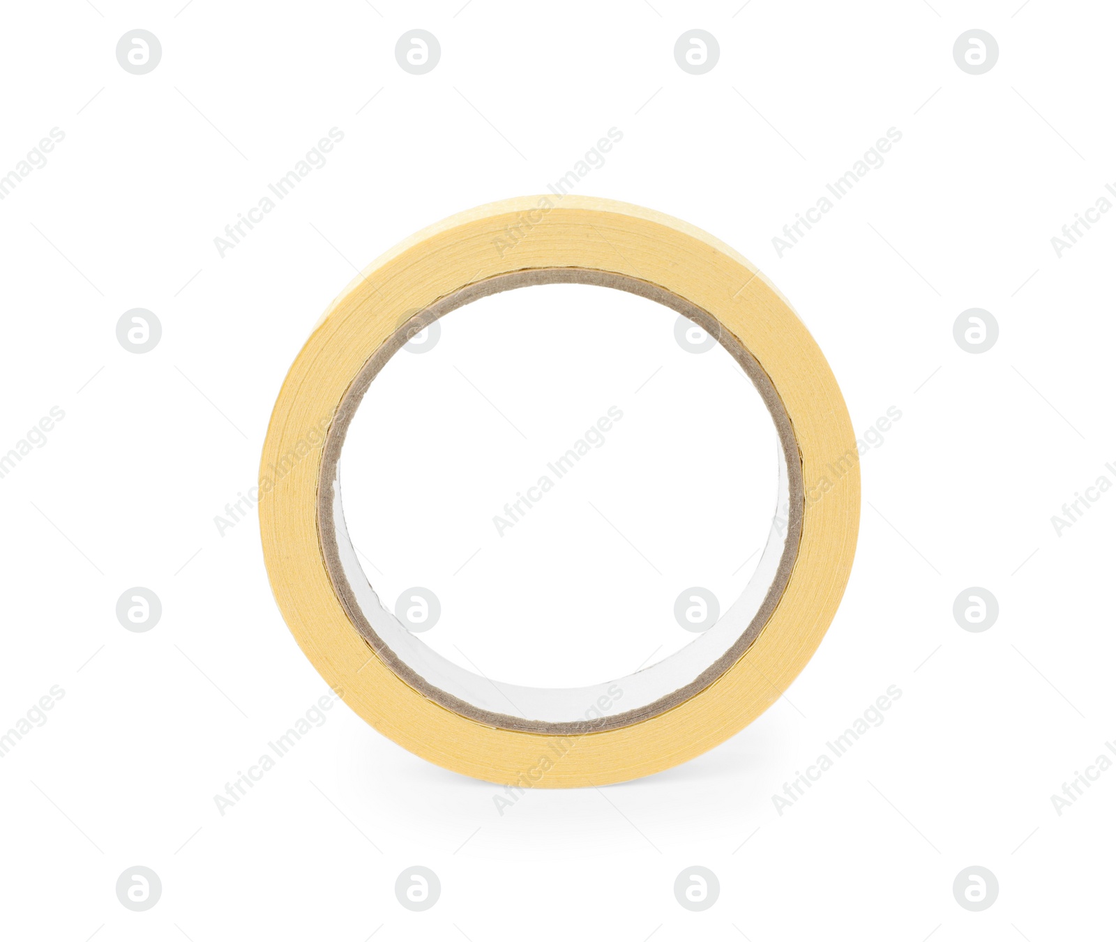 Photo of Roll of adhesive tape isolated on white