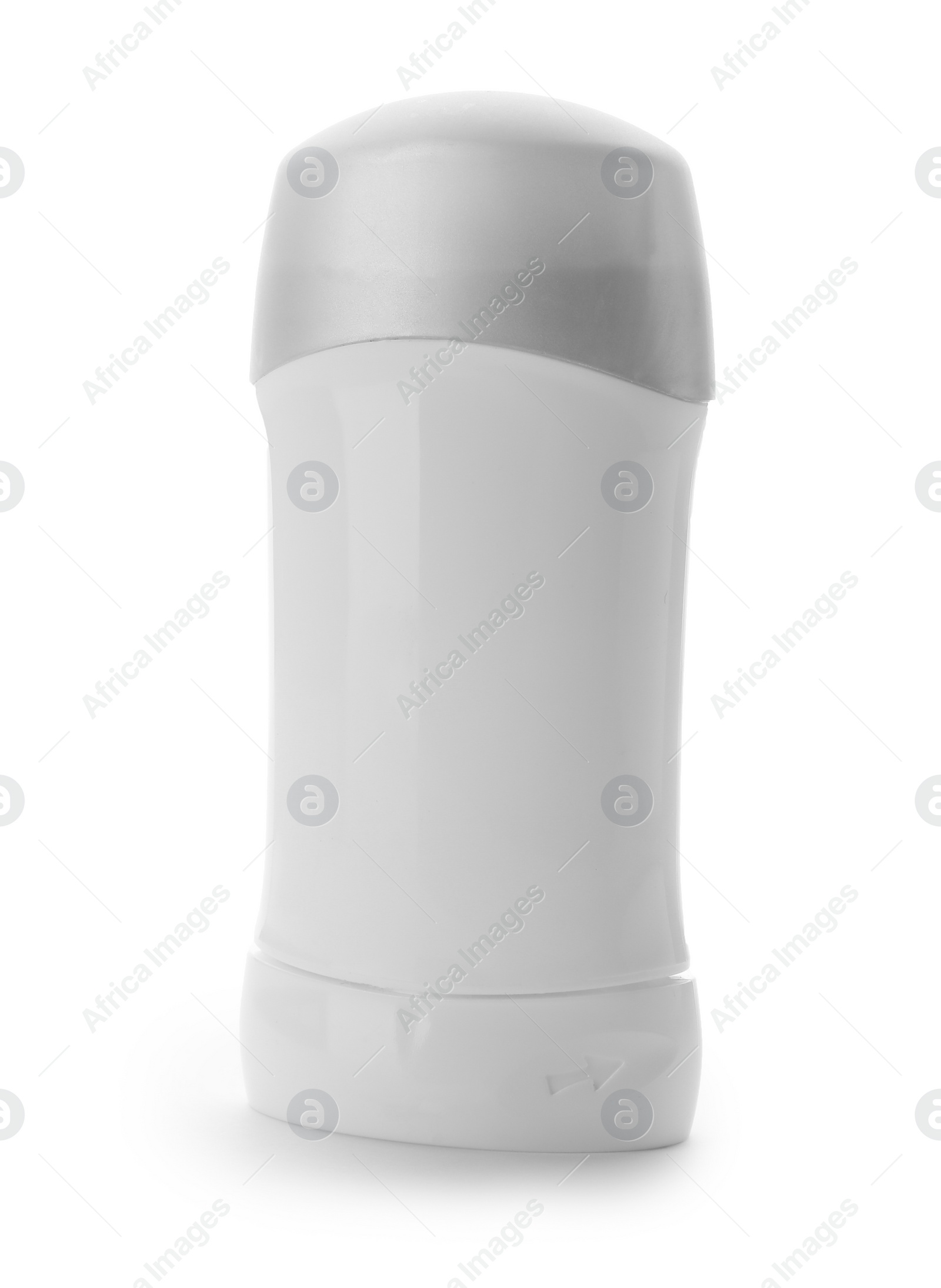 Photo of Female deodorant on white background