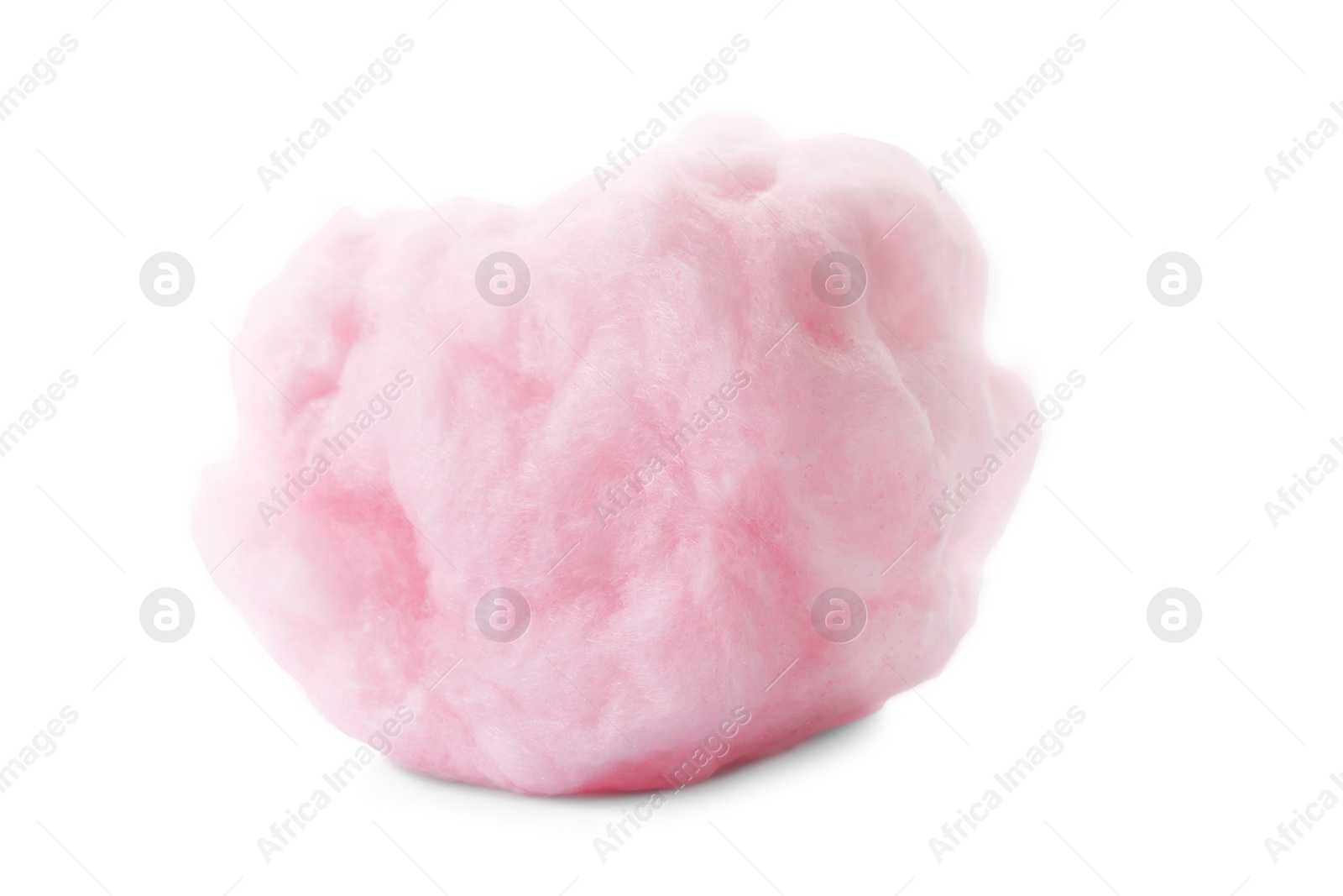 Photo of One sweet cotton candy isolated on white