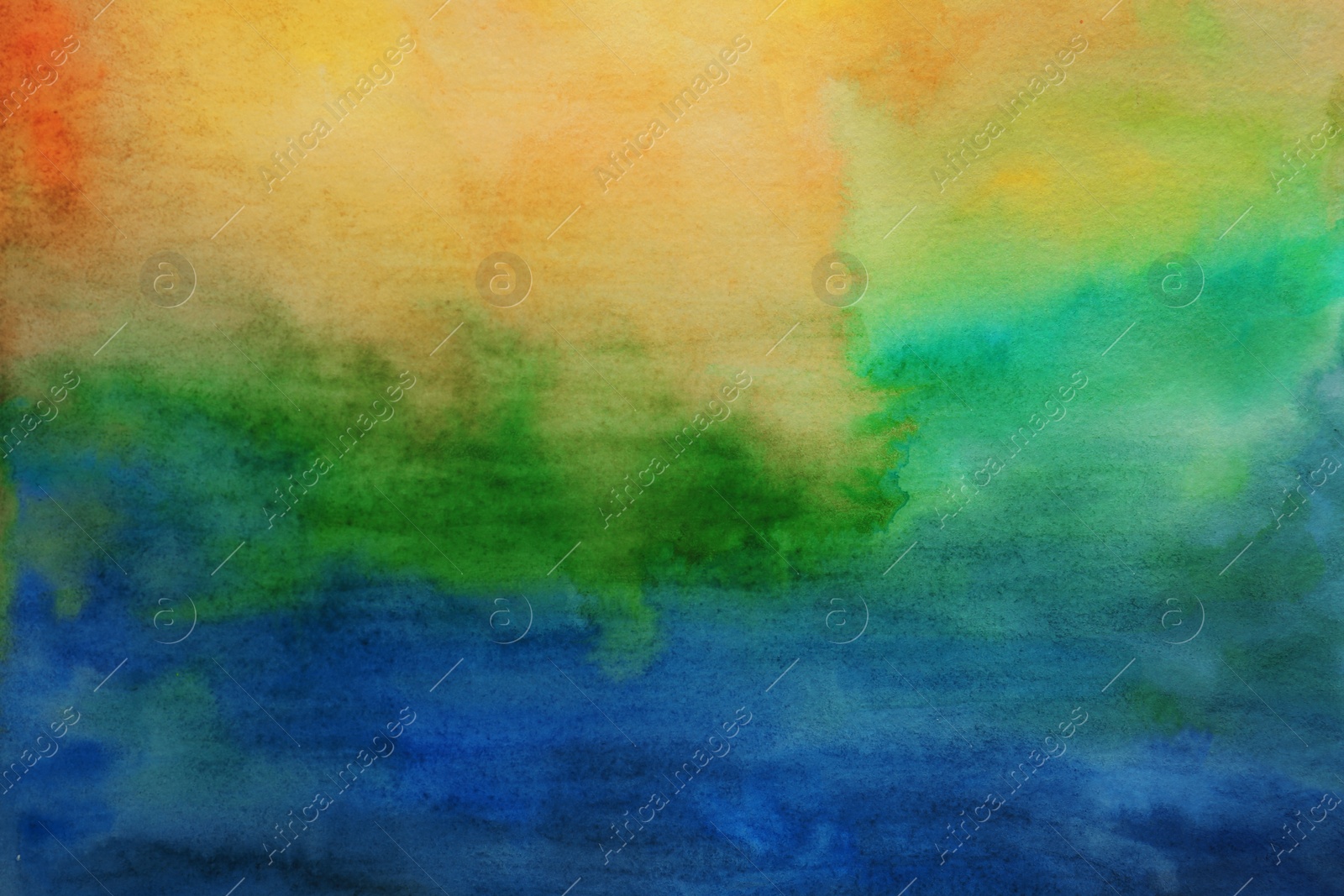 Photo of Abstract colorful background, closeup. Painted sheet of paper