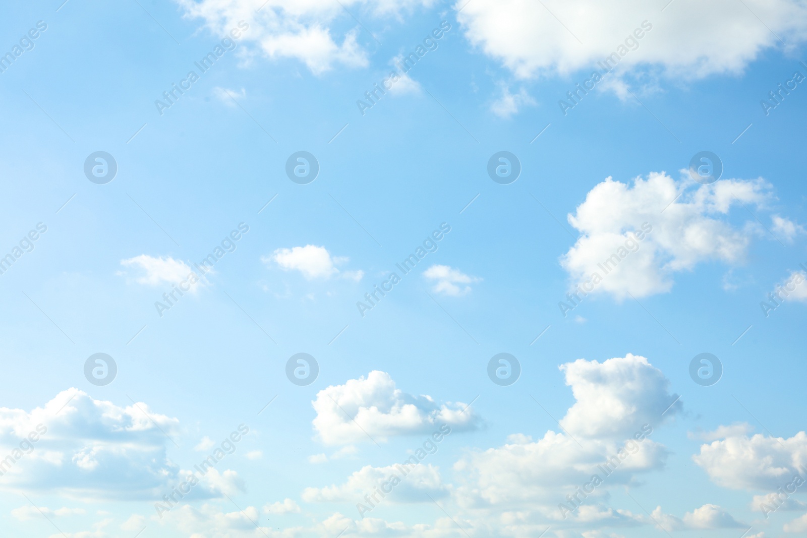 Photo of Picturesque view of blue sky with white clouds on sunny day