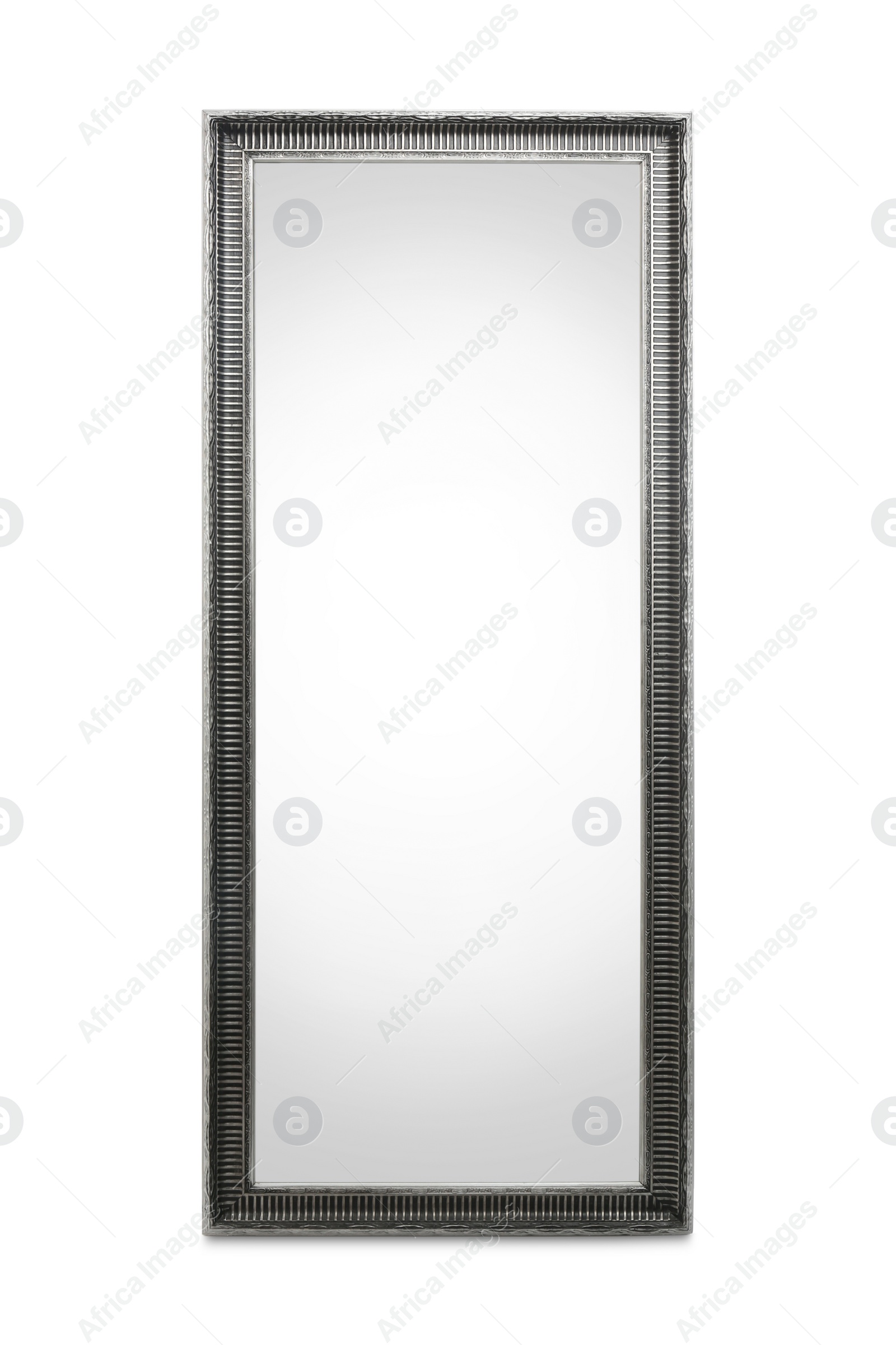 Photo of Vintage full length mirror isolated on white