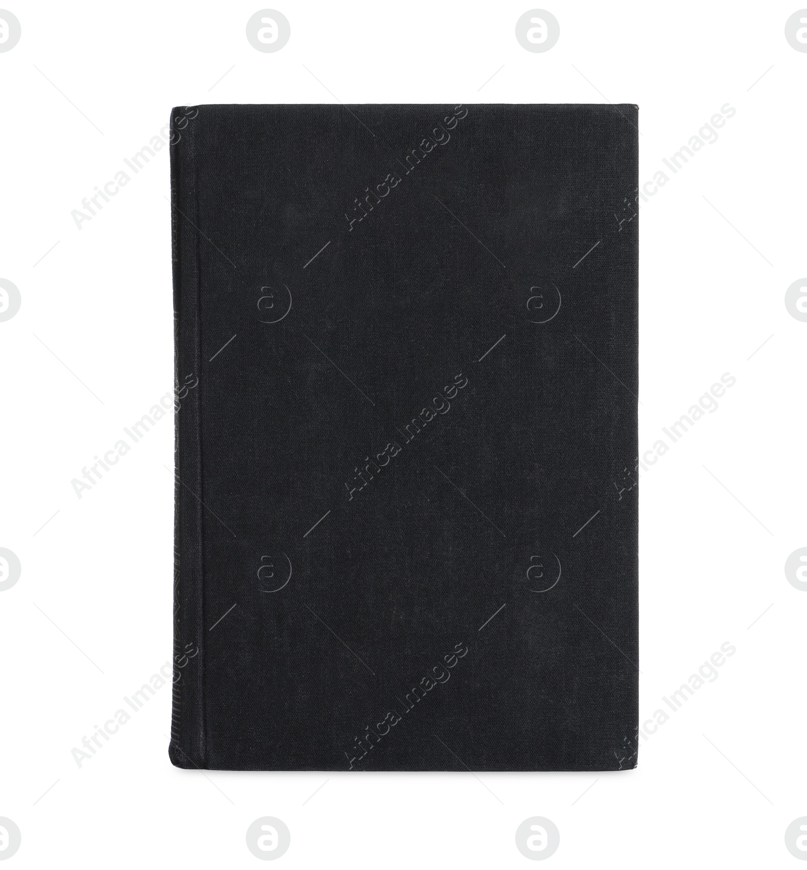 Photo of Closed old hardcover book isolated on white