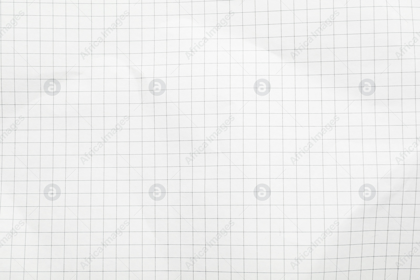 Photo of Checkered notebook sheet as background, top view