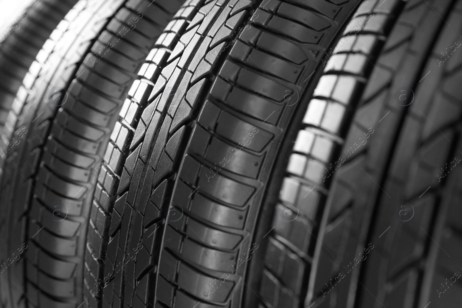 Photo of Car tires, closeup