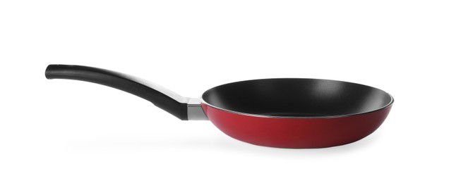 New non-stick frying pan isolated on white