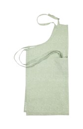 Clean kitchen apron with pattern isolated on white
