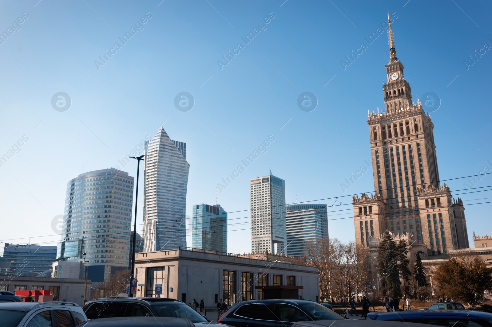 Photo of Beautiful view of cityscape with modern buildings