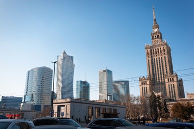 Beautiful view of cityscape with modern buildings