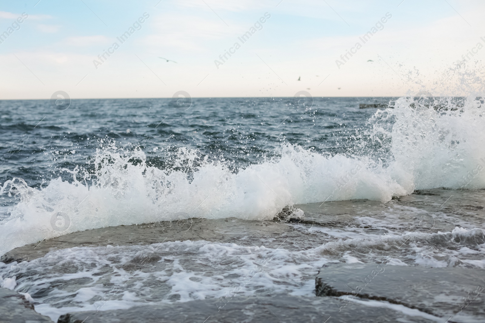 Photo of Beautiful view of sea on windy day