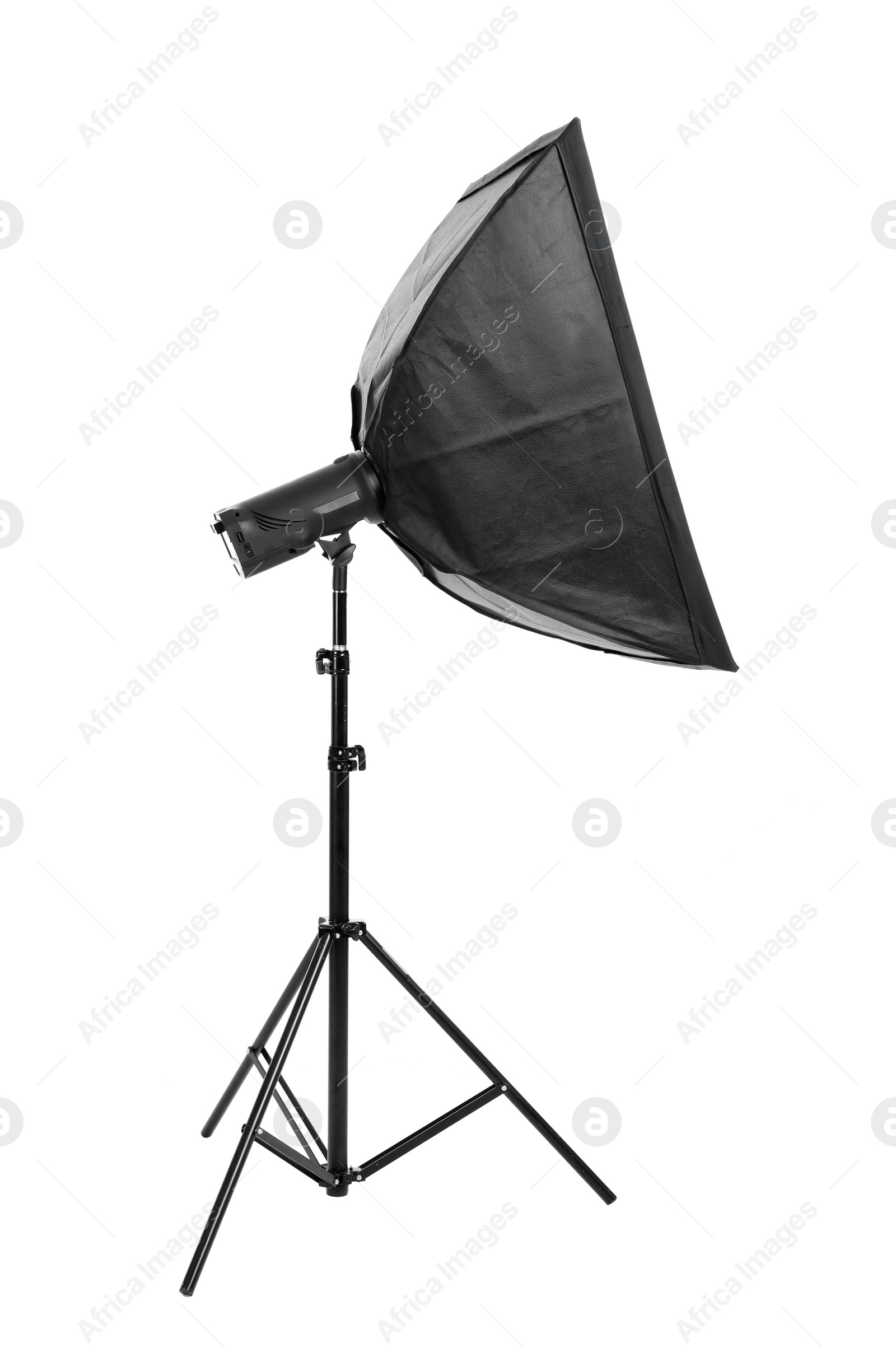 Photo of Studio lighting on white background. Food photography