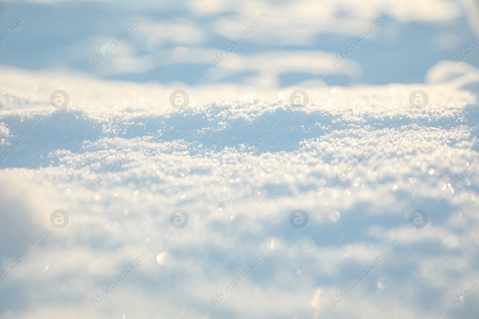 Photo of Beautiful snow on sunny day in winter