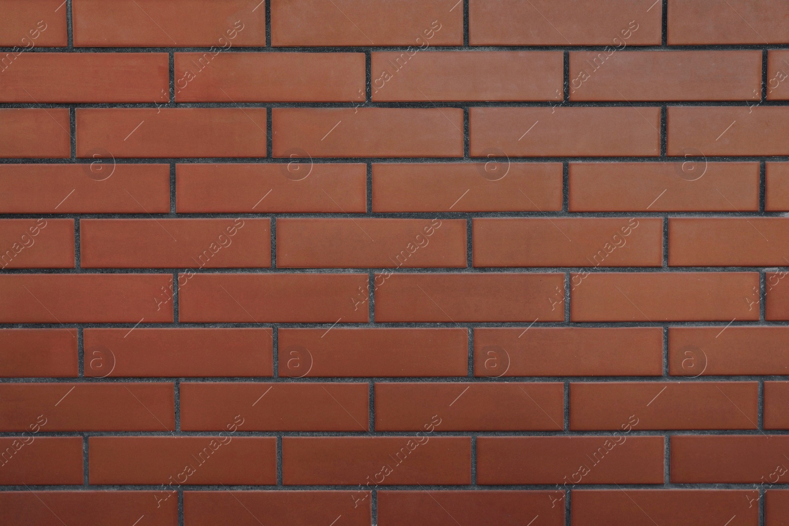 Photo of Texture of red brick wall as background