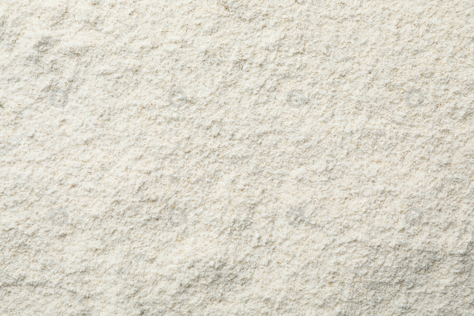 Photo of Oat flour as background, top view. Gluten free product