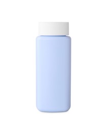 Photo of Blank bottle of baby powder isolated on white