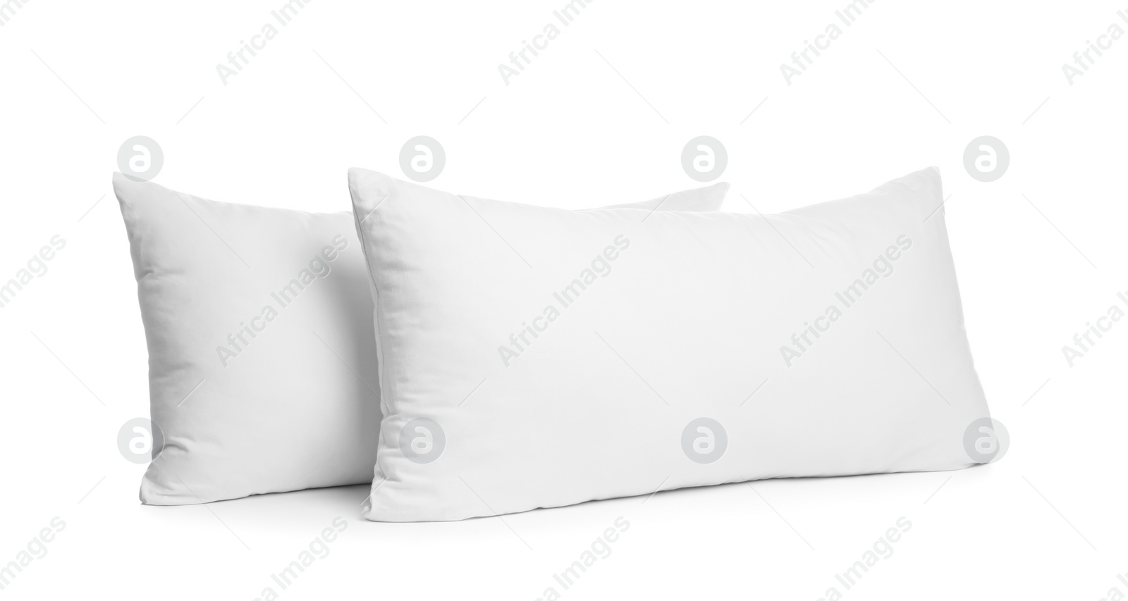 Photo of Blank soft new pillows isolated on white