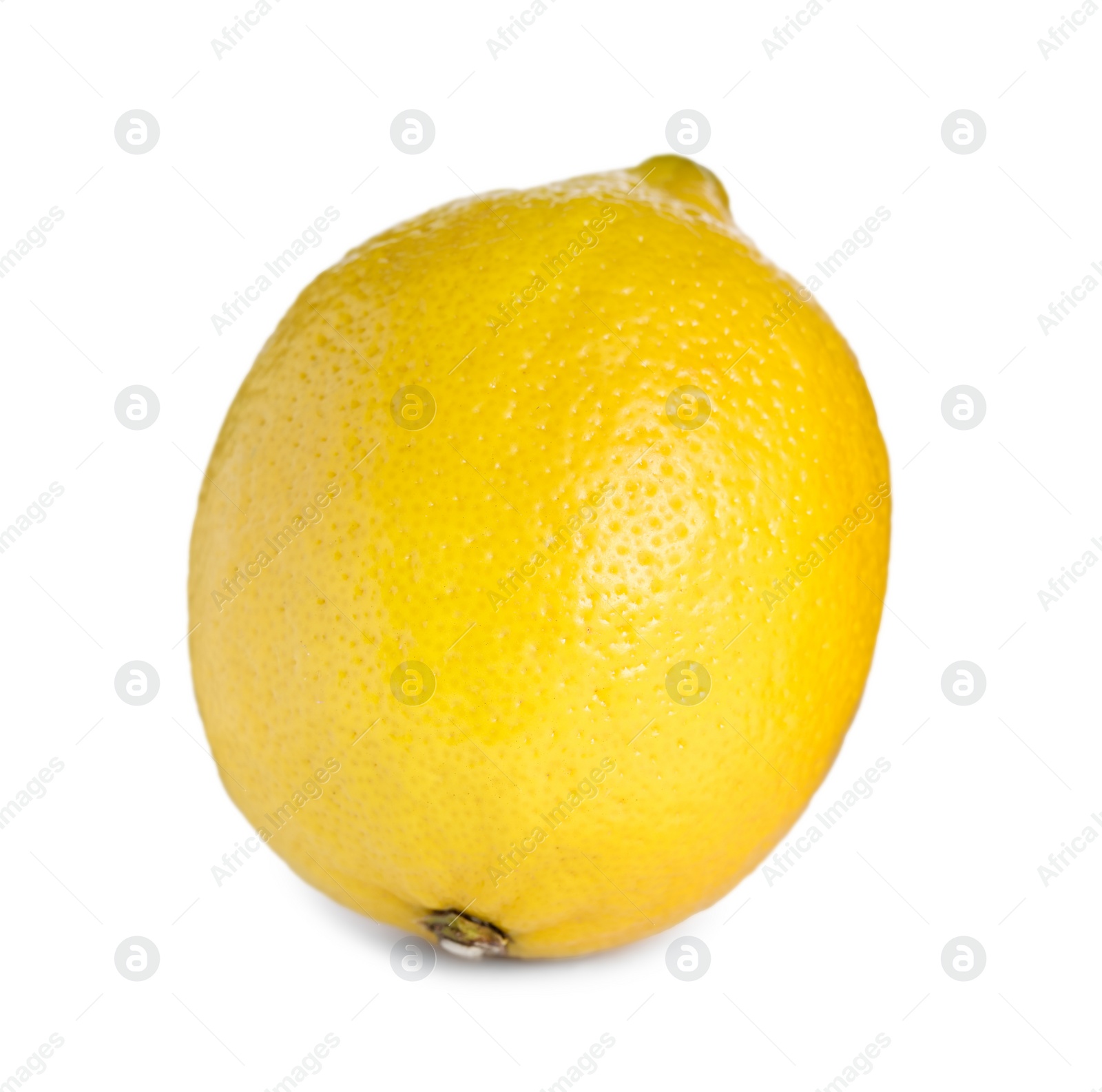 Photo of Fresh lemon isolated on white. Citrus fruit