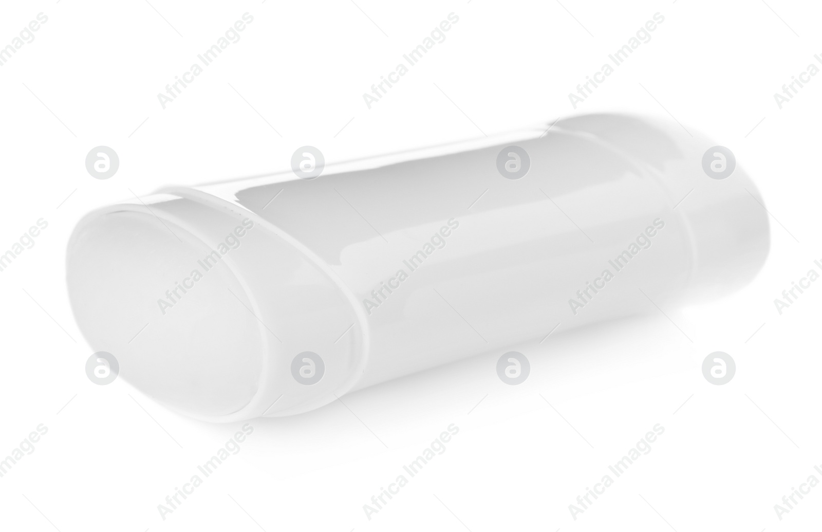 Photo of Female deodorant on white background