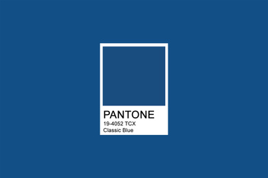 Color of the year 2020 (Classic blue) as background