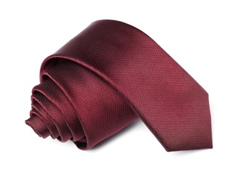 Stylish color male necktie isolated on white