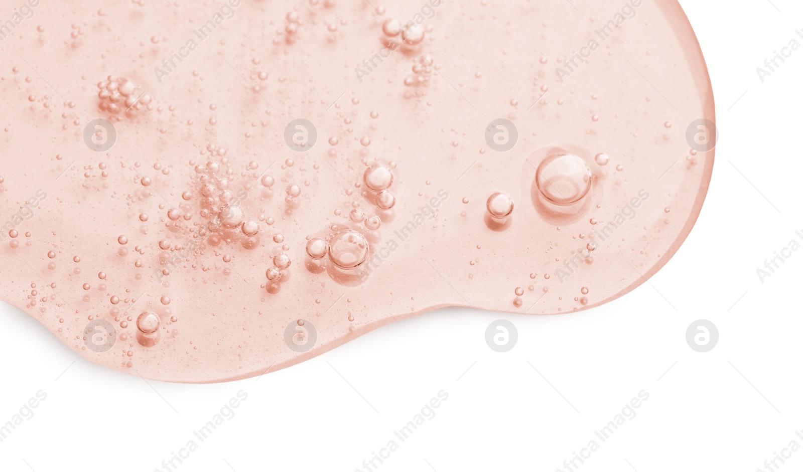 Image of Serum on white background, top view. Skin care product