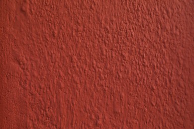 Photo of Texture of brown plaster wall as background