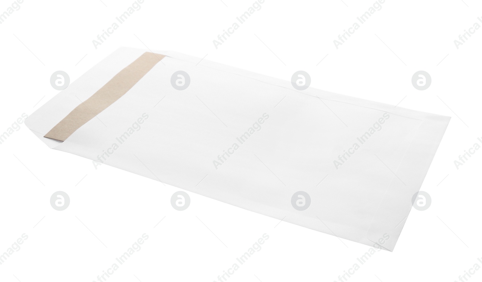 Photo of Paper envelope isolated on white. Mail service