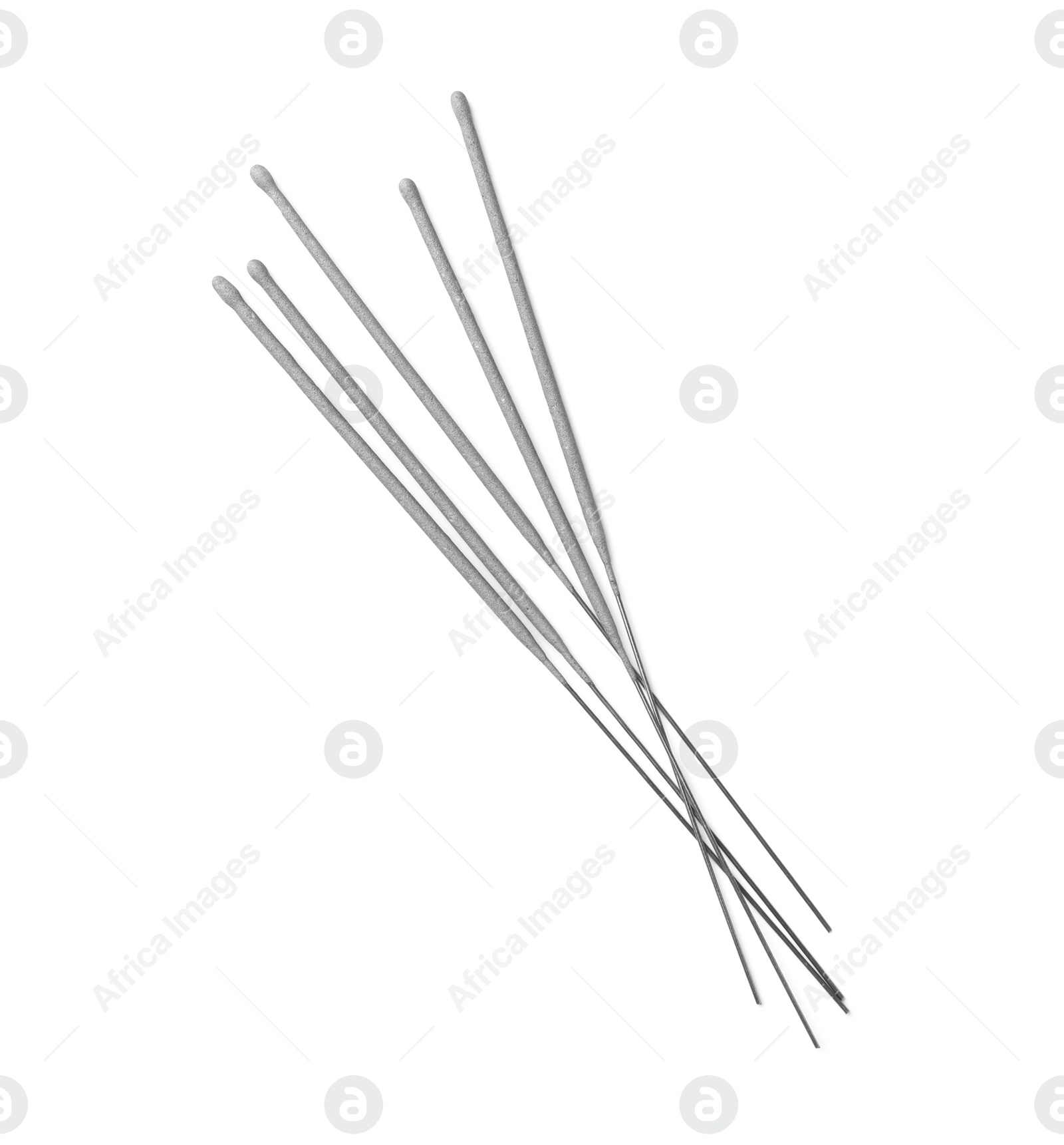 Photo of Many new sparkler sticks on white background