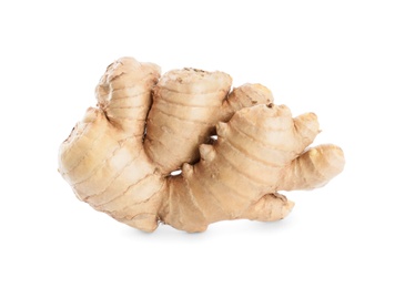 Photo of Whole fresh ginger root isolated on white