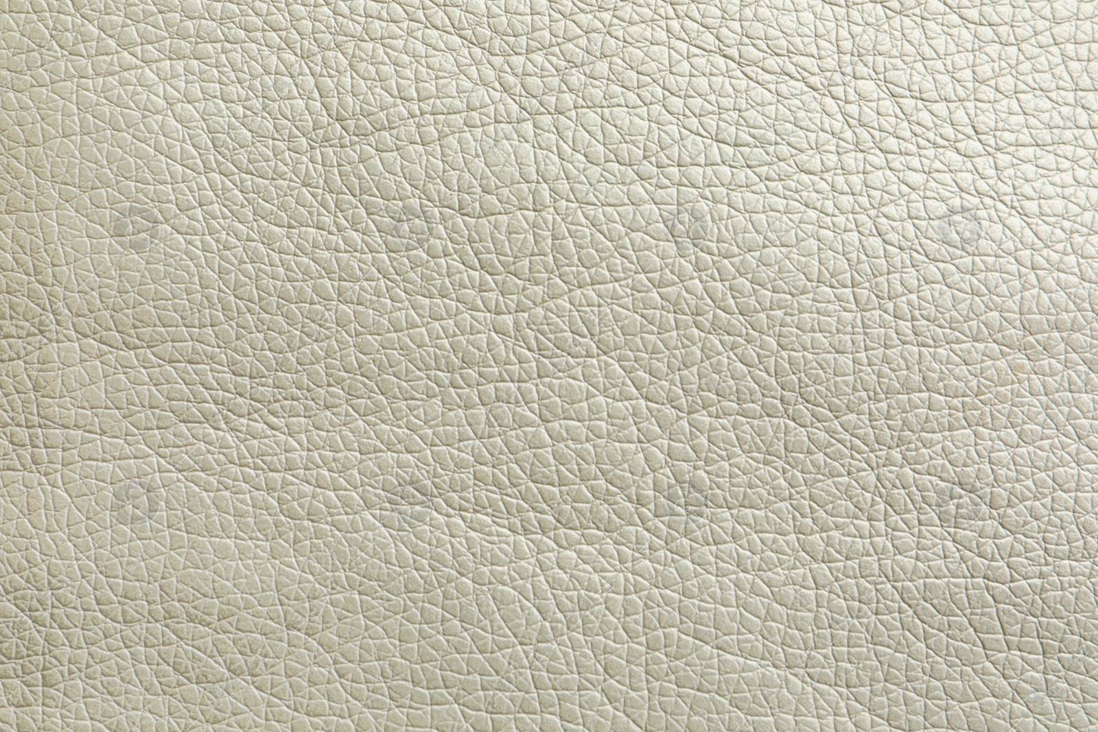 Photo of Texture of white leather as background, closeup