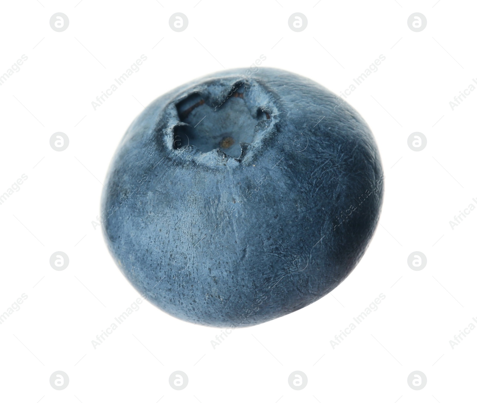 Photo of Whole fresh tasty blueberry on white background