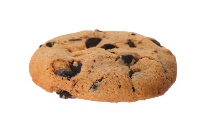 Photo of Delicious chocolate chip cookie isolated on white